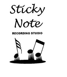 STICKY NOTE RECORDING STUDIO logo