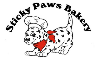 STICKY PAWS BAKERY logo