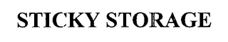 STICKY STORAGE logo