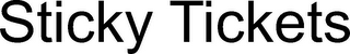 STICKY TICKETS logo