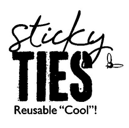 STICKY TIES REUSABLE "COOL"! logo