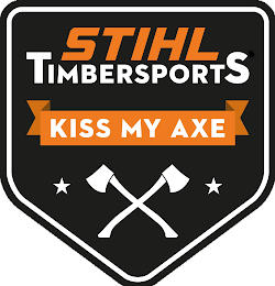 STIHL TIMBERSPORTS KISS MY AXE logo