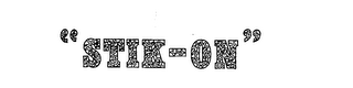 "STIK-ON" logo