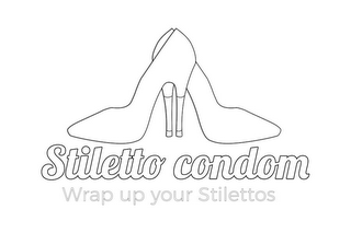STILETTO CONDOM WRAP UP YOUR STILETTOS logo