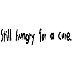 STILL HUNGRY FOR A CURE. logo