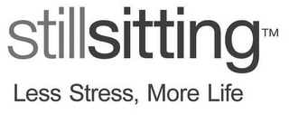 STILLSITTING LESS STRESS, MORE LIFE logo