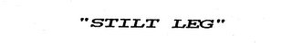 "STILT LEG" logo