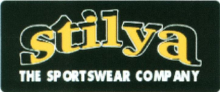 STILYA THE SPORTSWEAR COMPANY logo