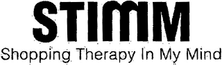 STIMM SHOPPING THERAPY IN MY MIND logo