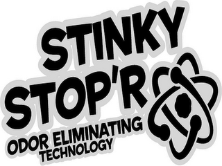 STINKY STOP'R ODOR ELIMINATING TECHNOLOGY logo