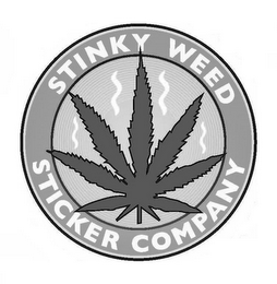 STINKY WEED STICKER COMPANY logo