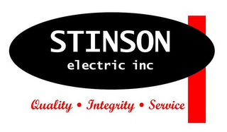 STINSON ELECTRIC INC QUALITY · INTEGRITY · SERVICE logo