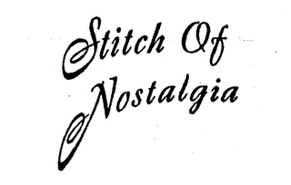STITCH OF NOSTALGIA logo
