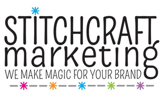 STITCHCRAFT MARKETING WE MAKE MAGIC FOR YOUR BRAND logo