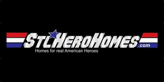 STLHEROHOMES.COM HOMES FOR REAL AMERICAN HEROES logo
