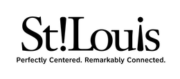 ST!LOUIS PERFECTLY CENTERED. REMARKABLY CONNECTED. logo