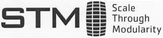 STM SCALE THROUGH MODULARITY logo