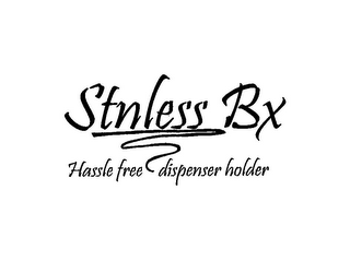 STNLESS BX HASSLE FREE DISPENSER HOLDER logo
