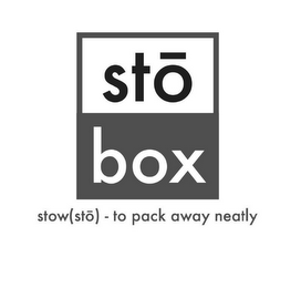 STO BOX STOW(STO) - TO PACK AWAY NEATLY logo