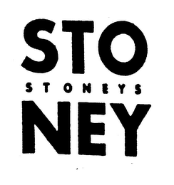 STO STONEYS NEY logo