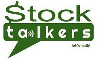 STOCK TALKERS LET'S TALK! logo