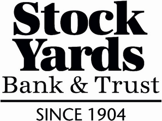 STOCK YARDS BANK & TRUST SINCE 1904 logo