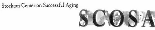 STOCKTON CENTER ON SUCCESSFUL AGING SCOSA logo