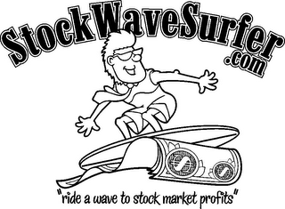 STOCKWAVESURFER .COM "RIDE A WAVE TO STOCK MARKET PROFITS" logo