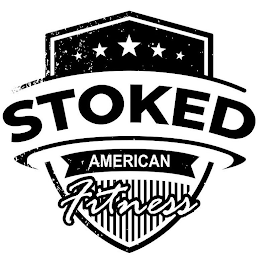 STOKED AMERICAN FITNESS logo