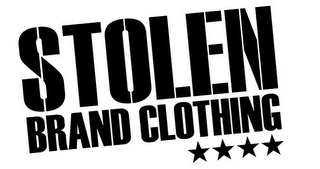 STOLEN BRAND CLOTHING logo