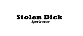 STOLEN DICK SPORTSWEAR logo