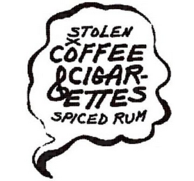 STOLEN X COFFEE & CIGARETTES SPICED RUM logo