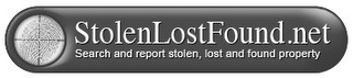 STOLENLOSTFOUND.NET SEARCH AND REPORT STOLEN, LOST AND FOUND PROPERTY logo