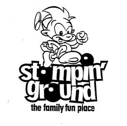 STOMPIN' GROUND THE FAMILY FUN PLACE logo