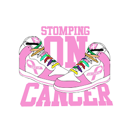 STOMPING ON CANCER logo