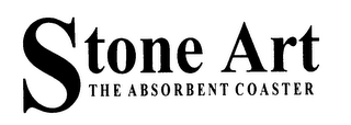 STONE ART THE ABSORBENT COASTER logo