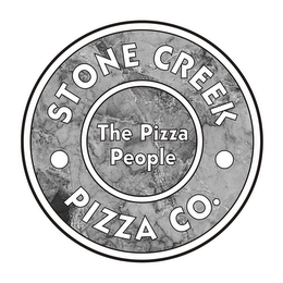 STONE CREEK PIZZA CO. THE PIZZA PEOPLE logo
