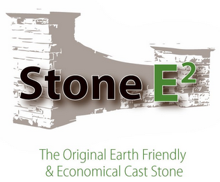 STONE E2 THE ORIGINAL EARTH FRIENDLY & ECONOMICAL CAST STONE logo