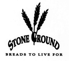 STONE GROUND BREADS TO LIVE FOR logo