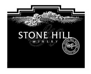 STONE HILL WINERY STONE HILL WINERY SH ESTABLISHED 1847 logo