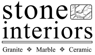 STONE INTERIORS GRANITE MARBLE CERAMIC logo