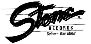 STONE RECORDS DELIVERS YOUR MUSIC logo