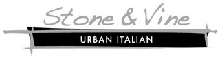 STONE & VINE URBAN ITALIAN logo