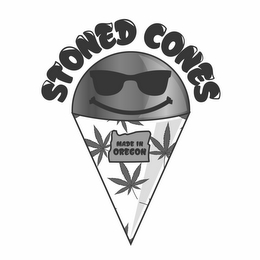 STONED CONES MADE IN OREGON logo