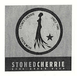 STONEDCHERRIE SINCE TIME EARTH WEAR AFRO-URBAN WEAR logo
