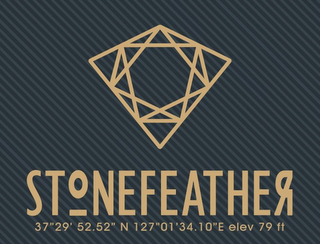 STONEFEATHER 37"29' 52.52" N 127"01'34.10"E ELEV 79 FT logo