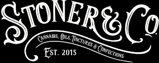 STONER&CO. CANNABIS, OILS, TINCTURES & CONFECTIONS EST. 2015 logo
