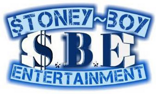 STONEY-BOY ENTERTAINMENT SBE logo