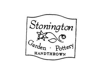 STONINGTON GARDEN POTTERY HANDTHROWN logo