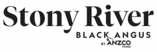 STONY RIVER BLACK ANGUS BY ANZCO FOODS logo